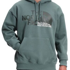 North Face Hoodie | Medium Size | Olive Green |